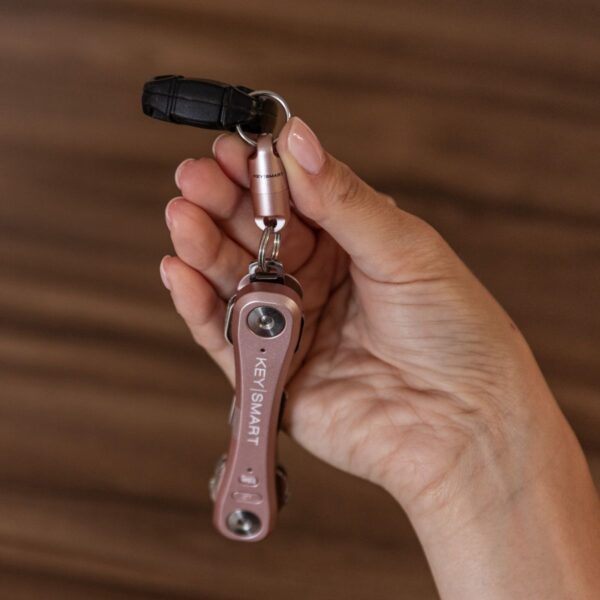 KeySmart Mag Connect | Magnetic Quick Connect, Rose Gold - Image 4