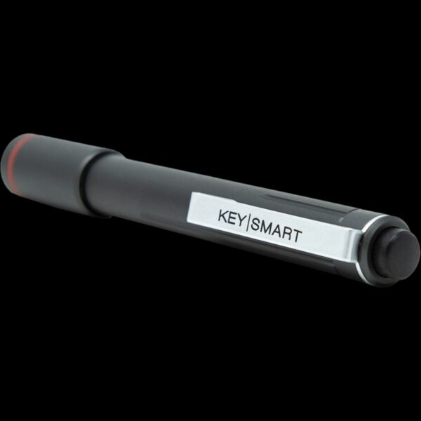 KeySmart Nano Torch XL | Compact Flashlight, Black Aluminum - Image 2