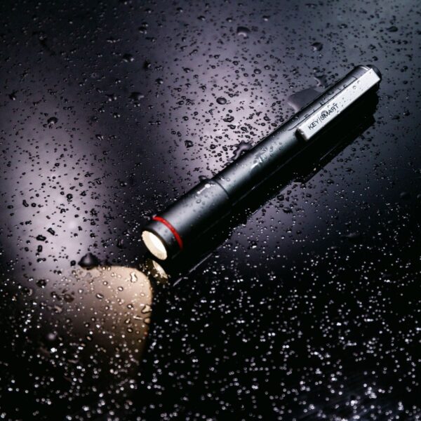 KeySmart Nano Torch XL | Compact Flashlight, Black Aluminum - Image 11