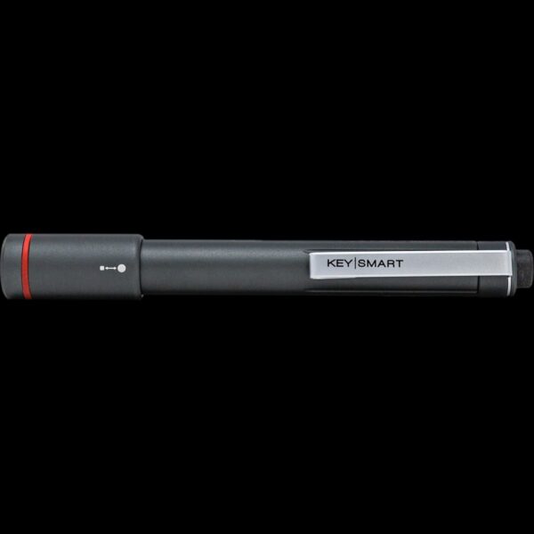 KeySmart Nano Torch XL | Compact Flashlight, Black Aluminum - Image 3