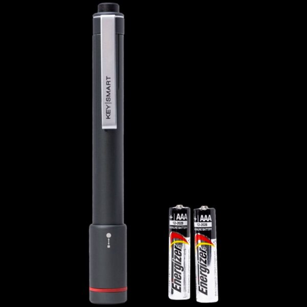 KeySmart Nano Torch XL | Compact Flashlight, Black Aluminum - Image 5