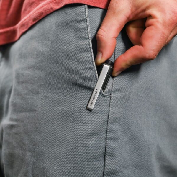 KeySmart Nano Torch XL | Compact Flashlight, Black Aluminum - Image 10