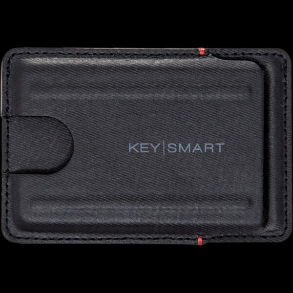 KeySmart Urban Slim Wallet (Black EXT / Red INT)