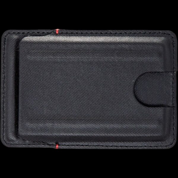 KeySmart Urban Slim Wallet (Black EXT / Red INT) - Image 2