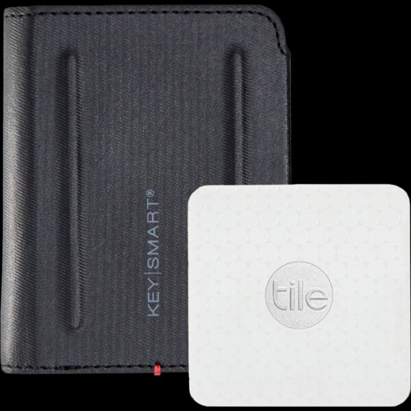 KeySmart Urban Bi-Fold Wallet (Black EXT / Red INT) - Image 3