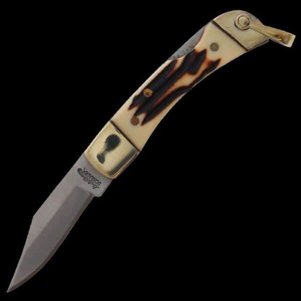 Uncle Henry 2 3/8" Smokey Lockback Staglon Handle