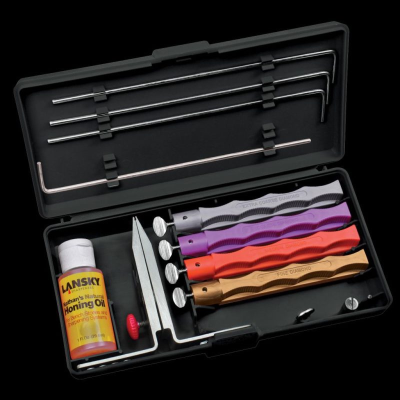 Lansky Sharpeners 4 Stone Deluxe Diamond Blades.co.uk