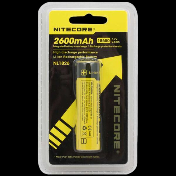 Nitecore 18650 2600mAh Battery - Image 2
