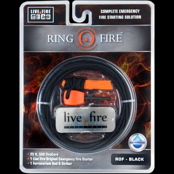 Live Fire Gear Ring O Fire Black