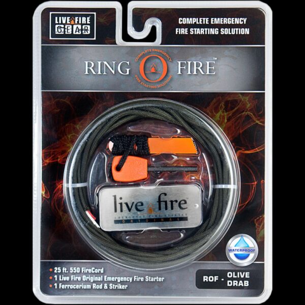 Live Fire Gear Ring O Fire Olive Drab
