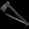 Schrade Large Axe 3Cr13 Stainless Steel Blade w/Folding Saw, PA & TPR Rubber Handle