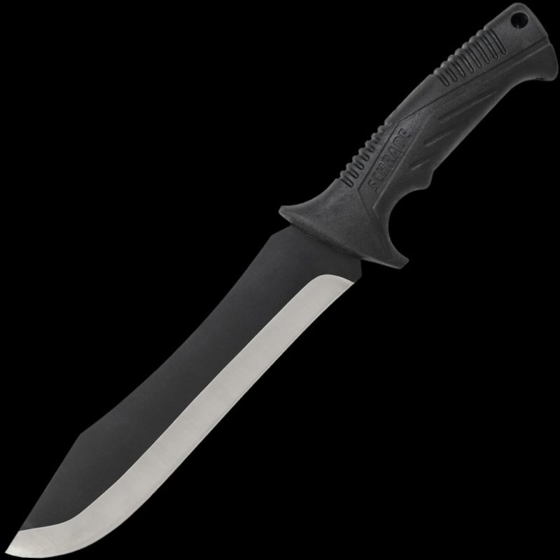 Schrade 2 pc Hatchet & Machete Combo, 3Cr13 Stainless Steel, TPR Handle