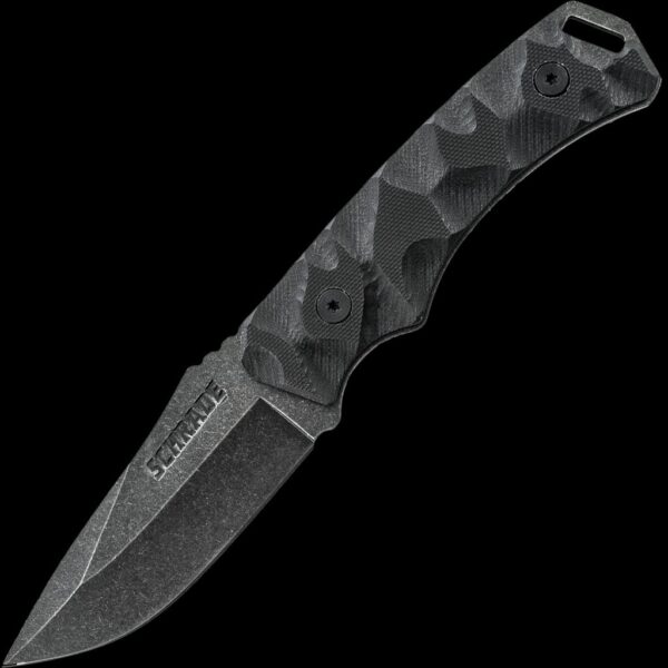Schrade Fixed Blade 8Cr13MoV High Carbon Stainless Steel Stone Wash Drop Point Blade w/Lanyard Slot & Belt Sheath