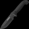 Schrade 5" 1095 High Carbon Steel Blade, Full Tang, TPE Handles, Polyester Sheath w/Ferro Rod, Sharpener