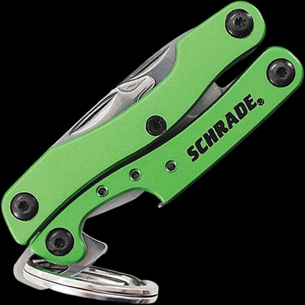Schrade Keychain Tool w/Lanyard, Pliers, Wire Stripper, Bottle Opener, Scissors, Screwdriver Tweezers, Knife Blade - Image 2