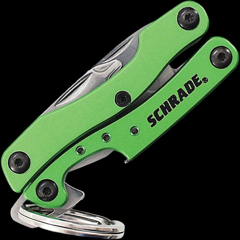 Schrade Keychain Tool w/Lanyard, Pliers, Wire Stripper, Bottle Opener, Scissors, Screwdriver