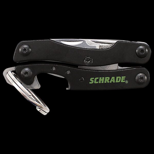 Schrade Keychain Tool w/Lanyard, Pliers, Wire Stripper, Bottle Opener, Scissors, Screwdriver Tweezers, File - Image 2