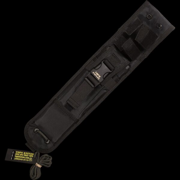 TOPS Tahoma Field Knife with Black Canvas - Top Not Sharpened - Image 2
