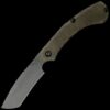 TOPS Tac-Raze Green Canvas Micarta Handle