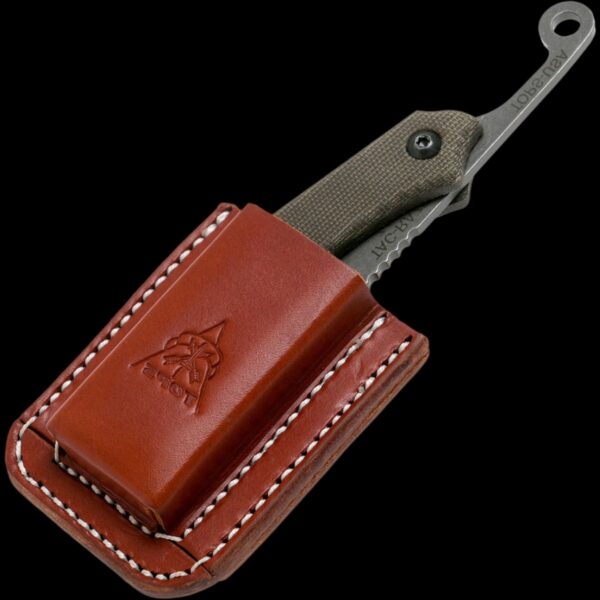 TOPS Tac-Raze Green Canvas Micarta Handle - Image 3