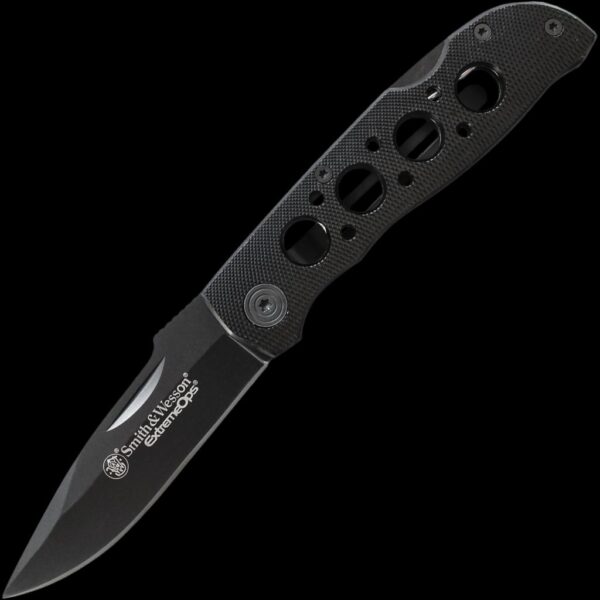 Smith & Wesson Extreme Ops Lockback Aluminum Folder w/Nail Groove