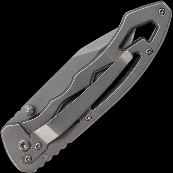 Smith & Wesson Frame Lock Partially Serrated Tanto Blade Folding Knife - Image 2