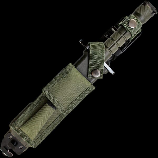 Smith & Wesson 8" Special Ops M-9 Bayonet Special Force Knife/Green Polymer Scabbard - Image 3