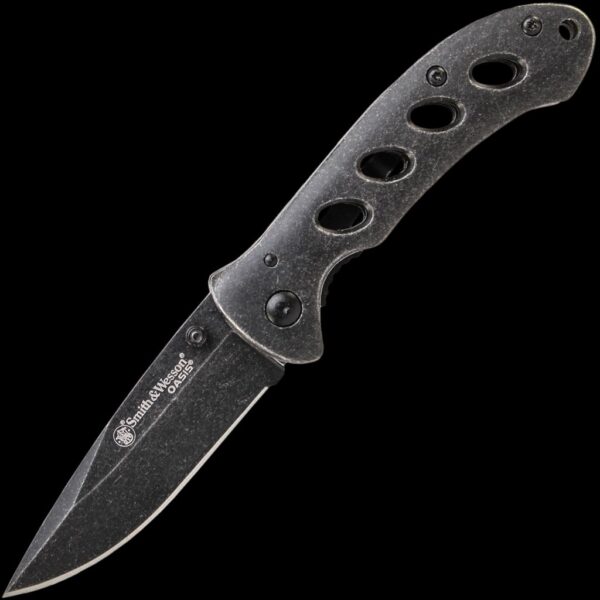 Smith & Wesson Oasis Small Liner Lock Drop Point Folding Knife