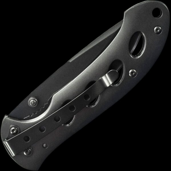 Smith & Wesson Oasis Linerlock Folder/Titanium Coated Drop Point Blade w/Pocket Clip - Image 2