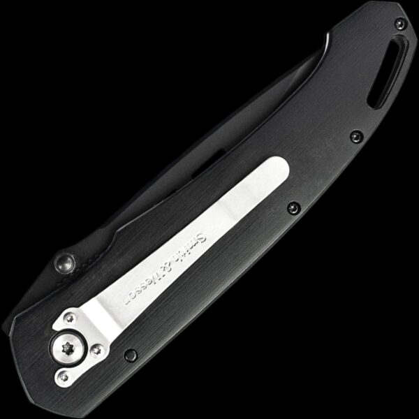 Smith & Wesson Folder Homeland Security Black on Black w/40% Serrated - Image 2