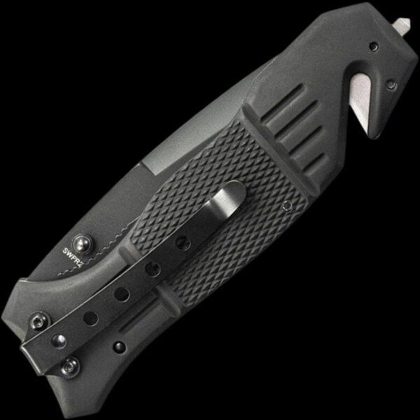 Smith & Wesson Black Coated Blade, Rubber Coated Aluminum Handle - Image 2