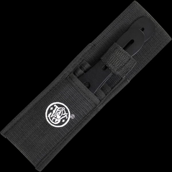 Smith & Wesson 3 pc 8" Black Coated Throwing Knives w/Sheath - Image 2