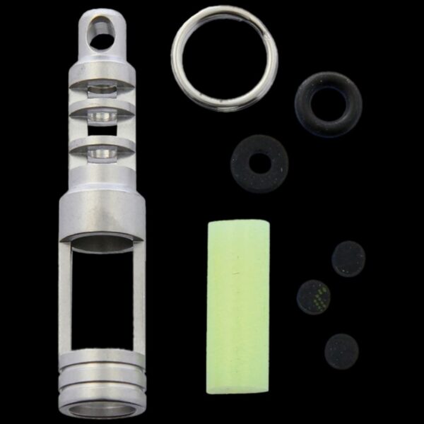TEC Accessories Inc TEC Chain Reaction Isotope Fob, Aqua