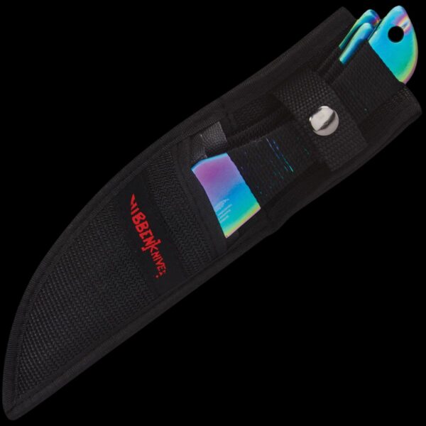 United Cutlery Hibben Rainbow Titanium Triple Set Throwers - Image 2