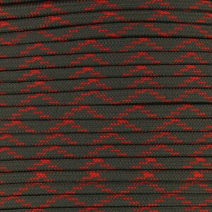 Gorilla Cord Type III 550 Paracord - Red Camo #165 - 1m
