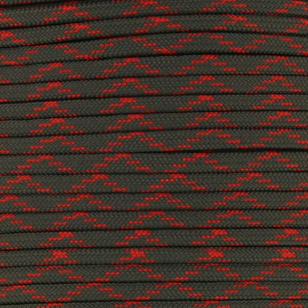 Gorilla Cord Type III 550 Paracord - Red Camo #165 - 1m