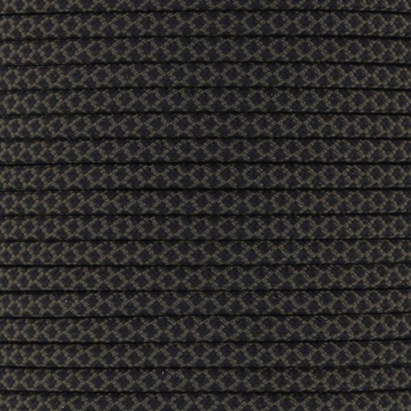 Gorilla Cord Type III 550 Paracord - Black Snake #308 - 1m