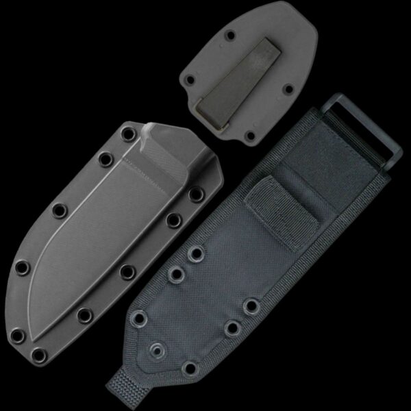 ESEE-4P-MB-OD, Plain Edge (Orange) w/Molle Back - Image 2