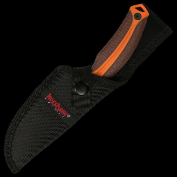 Kershaw BUCK COMMANDER LONEROCK ORANGE FIXED BLADE KNIFE with ZIPIT TOOL - Image 2