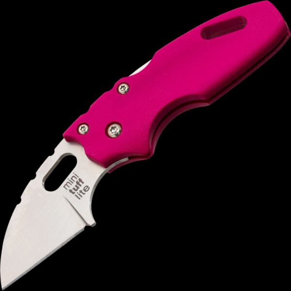 Cold Steel MINI TUFF LITE, PINK, PLAIN EDGE