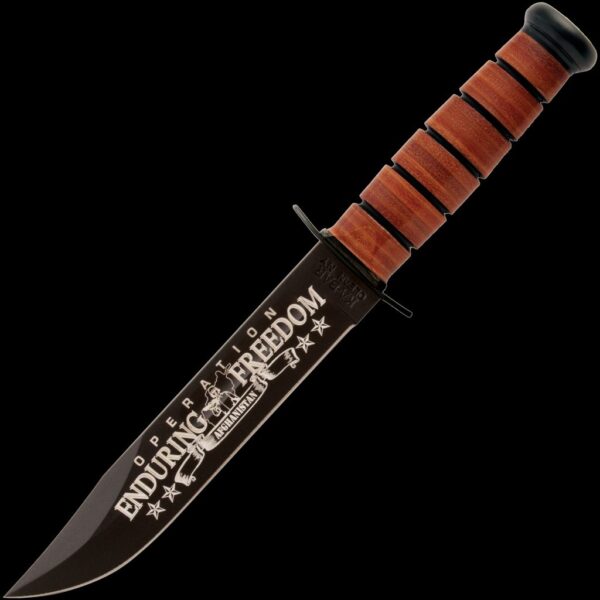 KA-BAR OEF Afghanistan, USMC - Engraved