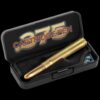 Fisher Space Pen .375 Bullet - Brass with a Genuine .375 H&H Shell Casing Cap