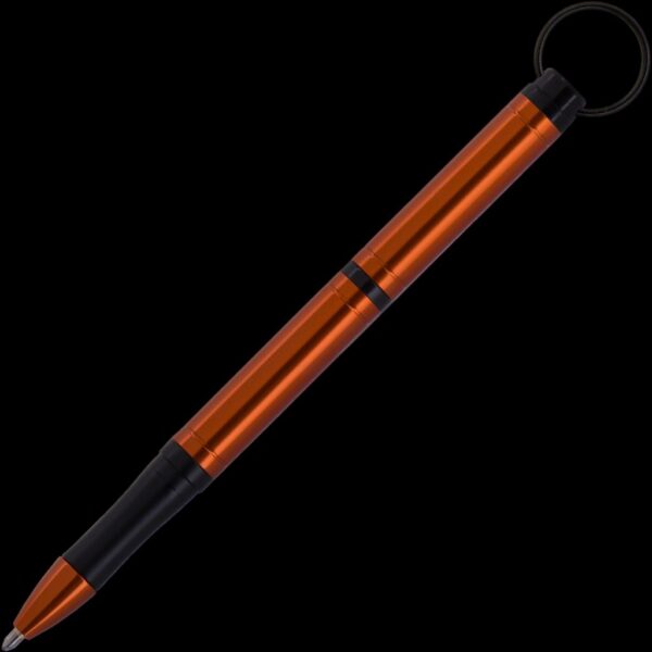 Fisher Space Pen Backpacker Anodized Aluminium Orange - Black Plastic Finger Grip