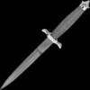 United Cutlery Gil Hibben Silver Shadow Damascus with Sheath