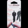 KeySmart SafeBlade Finger-Friendly Keychain Box Cutter; Black
