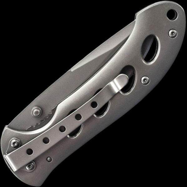 Smith & Wesson Oasis/Titanium Coated Drop Point Blade w/Pocket Clip - Image 2