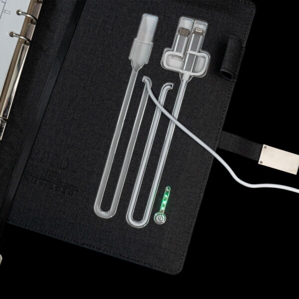 KeySmart ChargeBook Notebook Organizer With Wireless Charger - Image 3