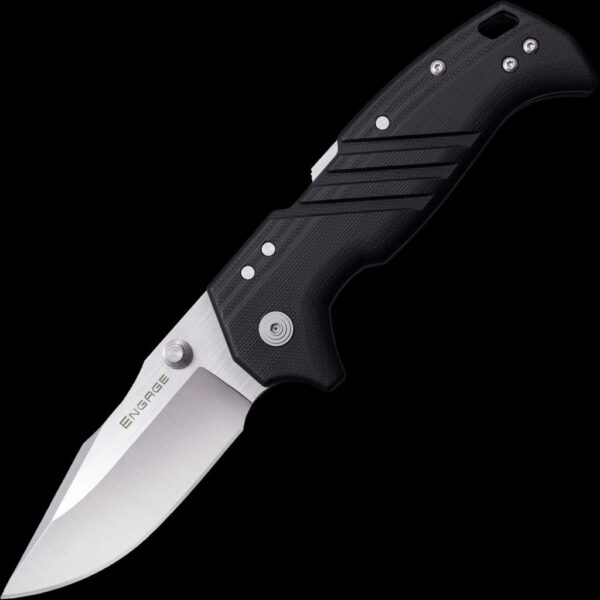 Cold Steel 3.5" Engage Clip Point Black G-10 Handle