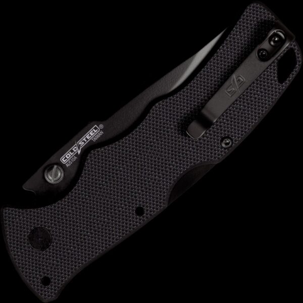 Cold Steel Verdict AUS10A Spear Point Black DLC Finish Black G-10 Handle - Image 2