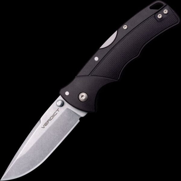 Cold Steel Verdict 4116SS Stonewash Finish Black GFN Handle